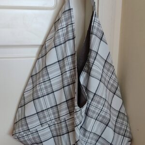 Bolso origami cuadros Gales